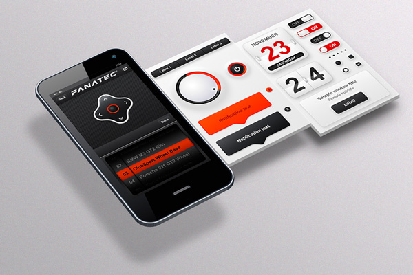 Fanatec App-Screen Design